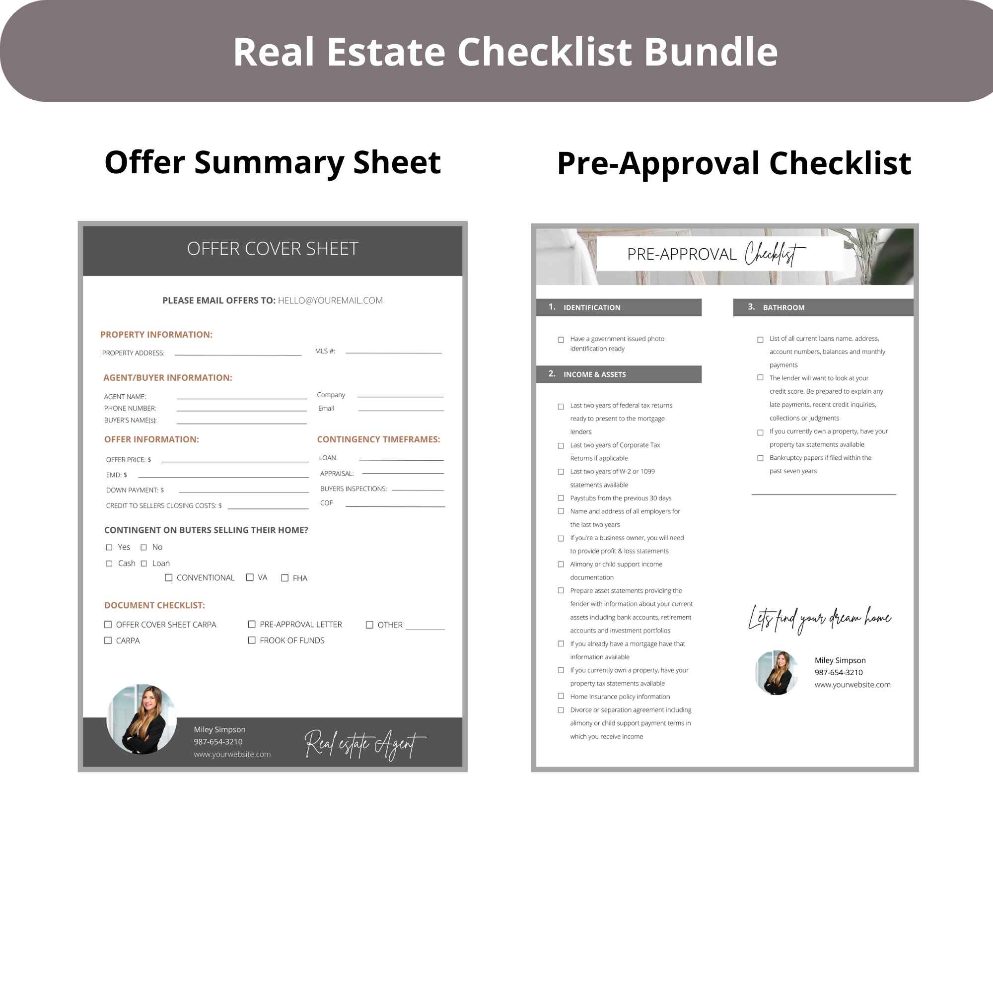 Real Estate Checklist